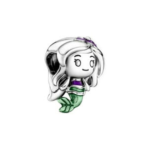 Disney Princess Ariel Bracelet Charm 925 Sterling Silver The Little Mermaid Gift